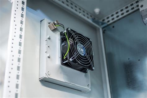 fan cooled electrical enclosure|electrical cabinet ventilation.